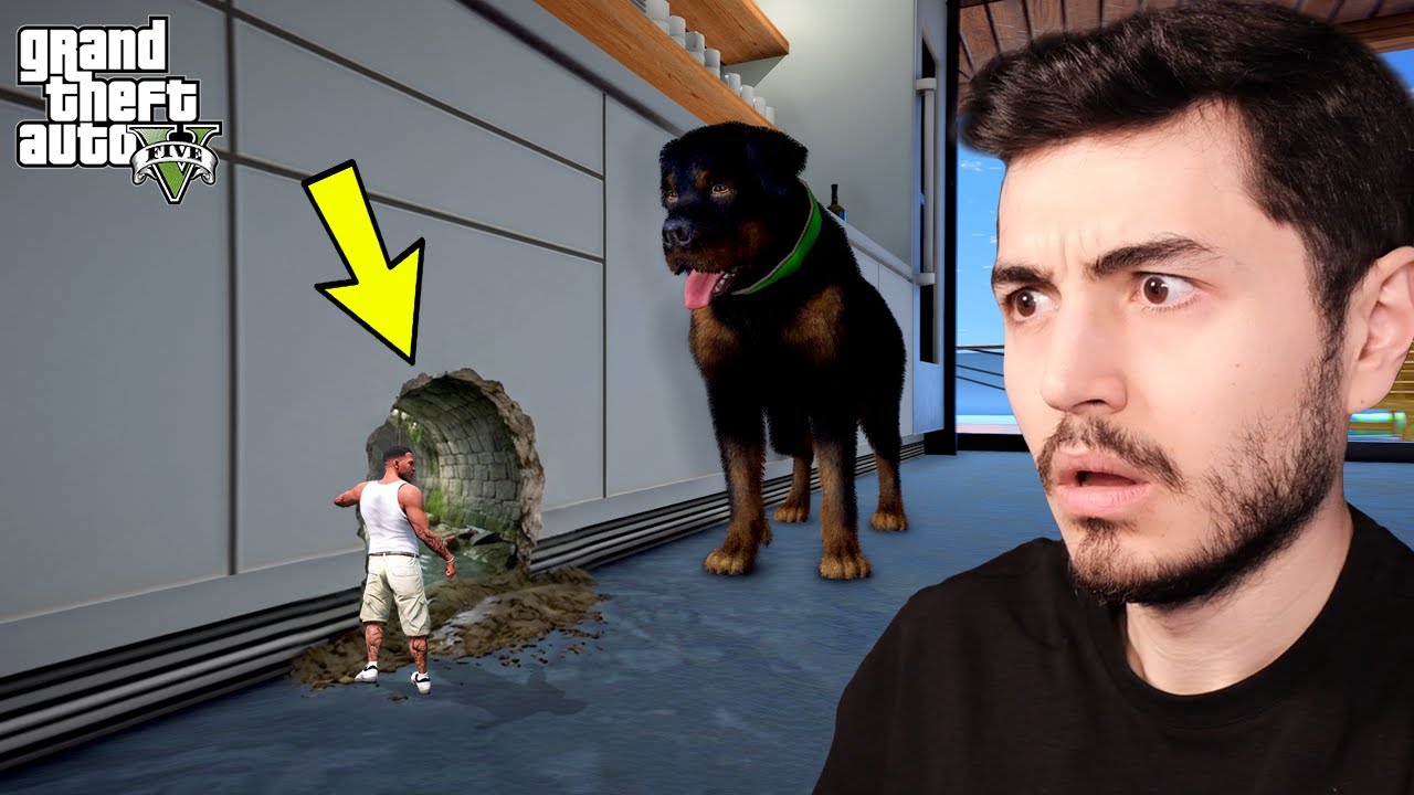 FRANKLİN'İN EVİNDEKİ BU GİZLİ KÜÇÜK TÜNEL NEREYE ÇIKIYOR? - GTA 5 GİZEMLERİ