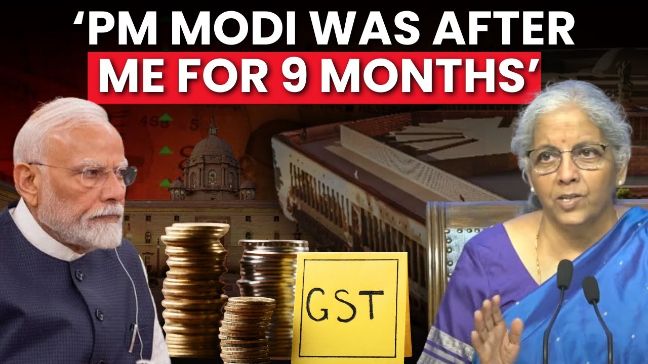 GST 2.0: FM Sitharaman Reveals PM Modi Had Been Suggesting GST Relief Since 8-9 Months