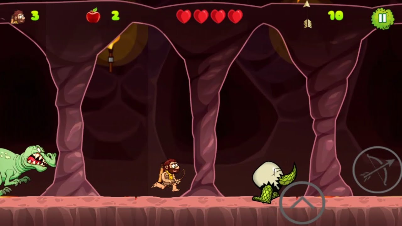 Caveman Adventure Gameplay - Level 4