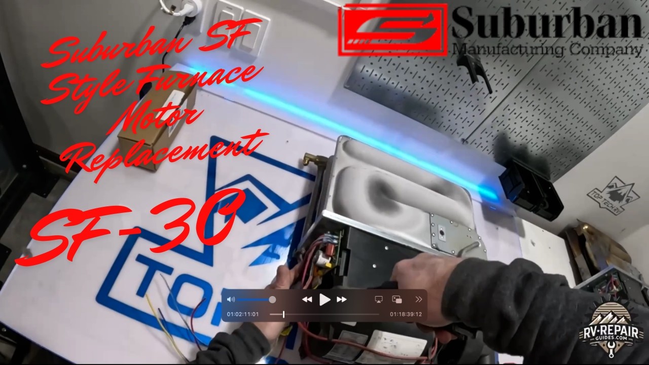 Suburban Furnace No Start! Suburban SF style furnace Blower motor replacement (SF 30FQ)