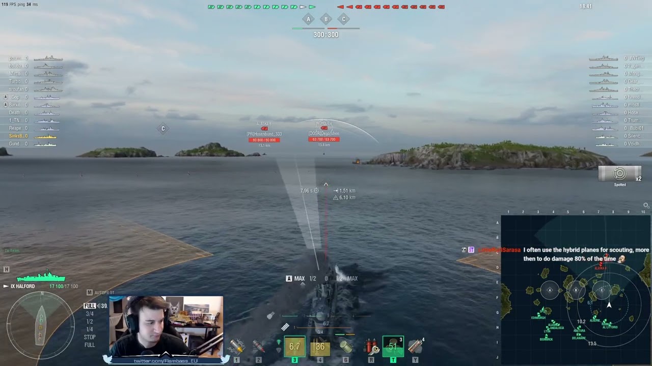 Первые впечатления о USS Halford — World of Warships
