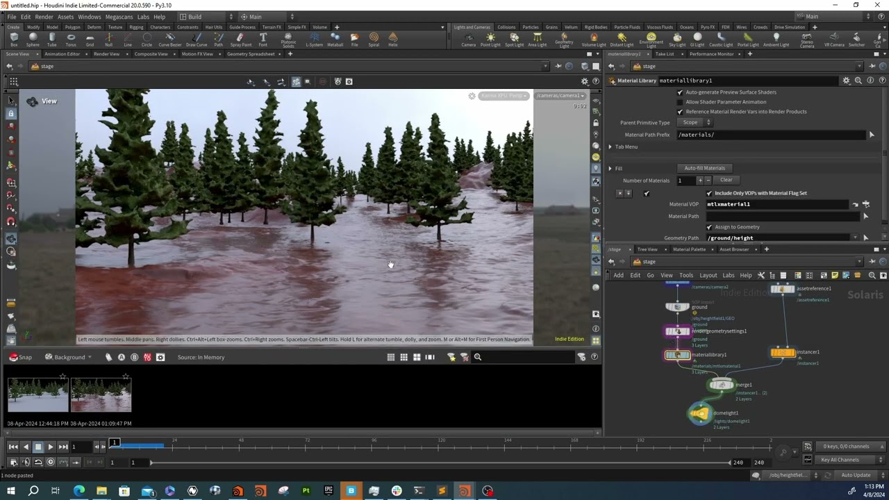 Intro to Houdini: Terrain Building - week 7