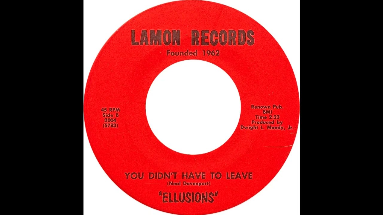 Ellusions - You Didn't Have To Leave