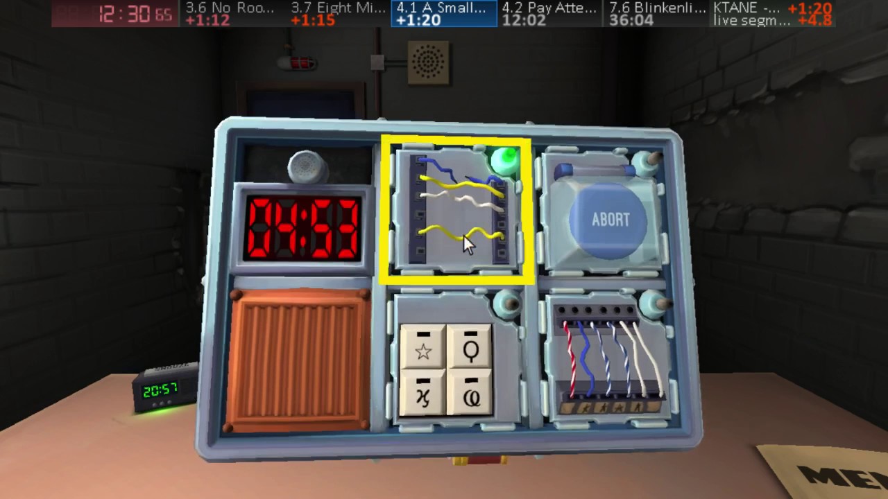 Keep Talking and Nobody Explodes Any% solo - SGDQ 2017 submission