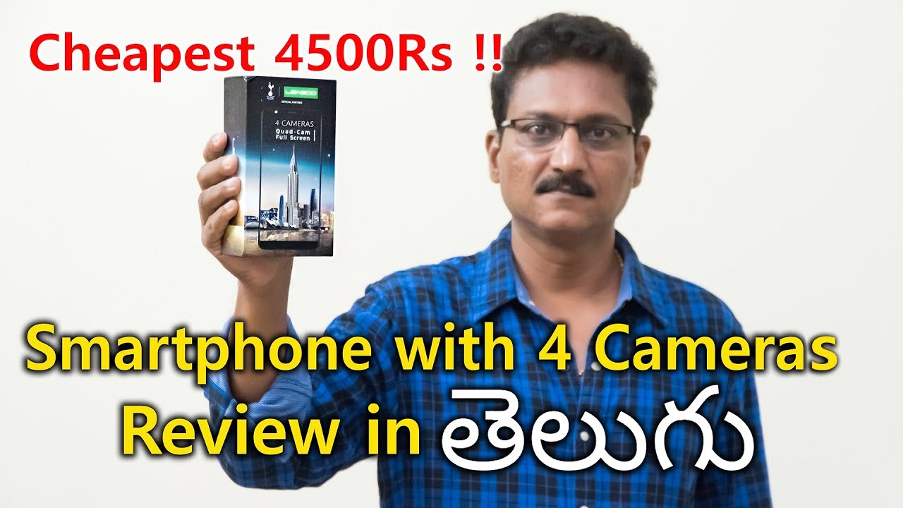 Cheapest Smartphone with 4 Cameras Unboxing & Review in Telugu