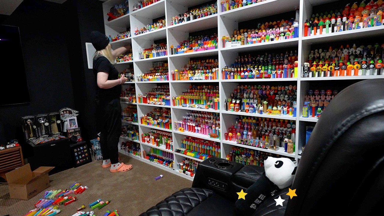 Trying to Fit 115 New PEZ Dispensers into My Collection