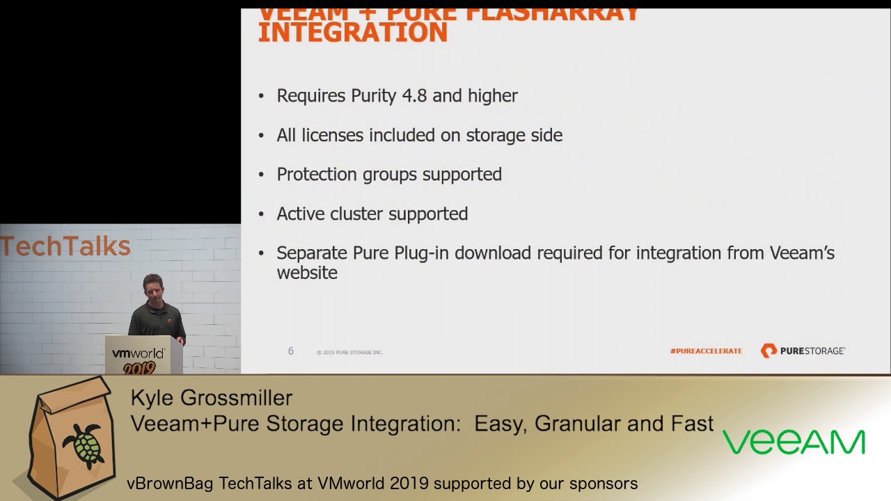 Veeam + Pure Storage Integration is Easy, Granular and Fast: Kyle Grossmiller