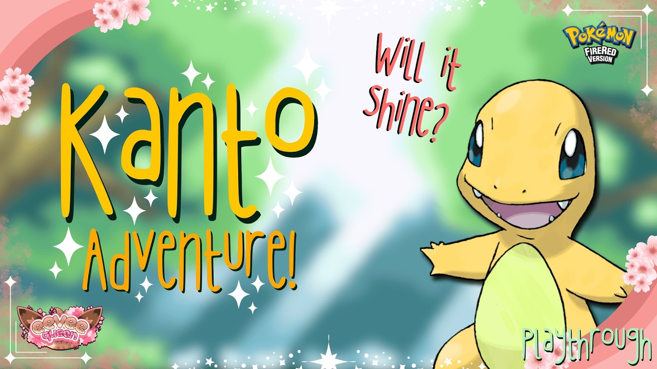 pokémon firered version: shiny hunting my starter!! :] #shorts