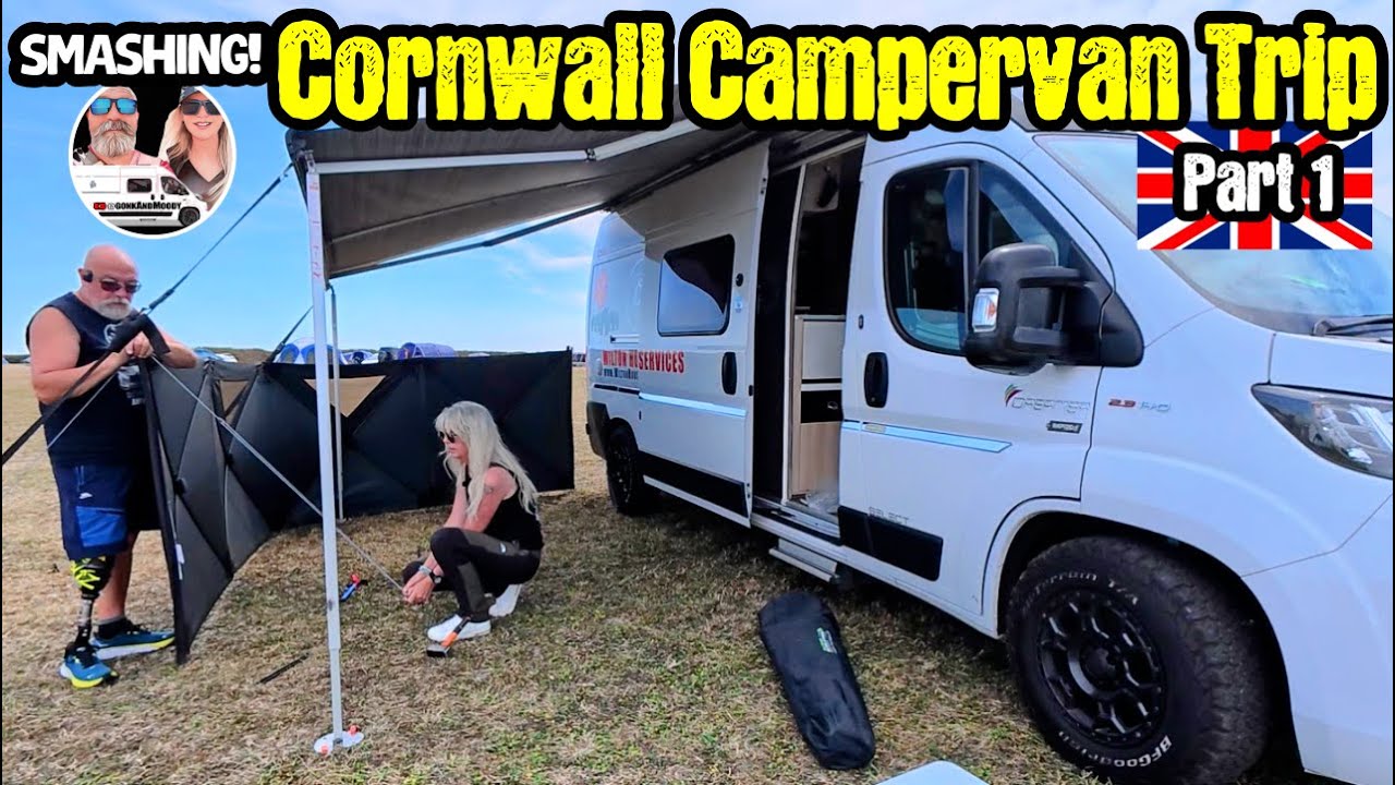 Cornwall Campervan Road Trip to Trevose View Farm Campsite Review + Family BBQ Setup