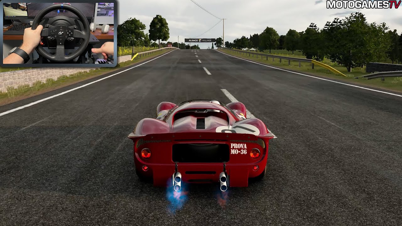 Gran Turismo Sport - 1967 Ferrari 330 P4 | Thrustmaster T300RS Gameplay [PS5]