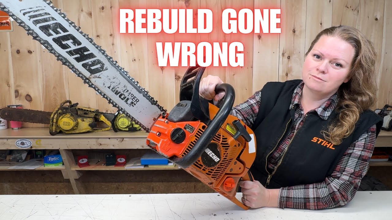 Взорвался дважды! Echo CS-590 Timberwolf