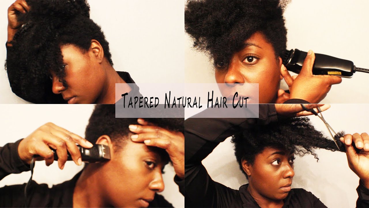 Natural Hair Cut| How I Tapered It AGAIN Y