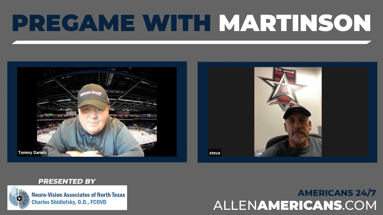 AMERICANS PREGAME with Head Coach | General Manager Steve Martinson | Game #1 | Wichita | October 23