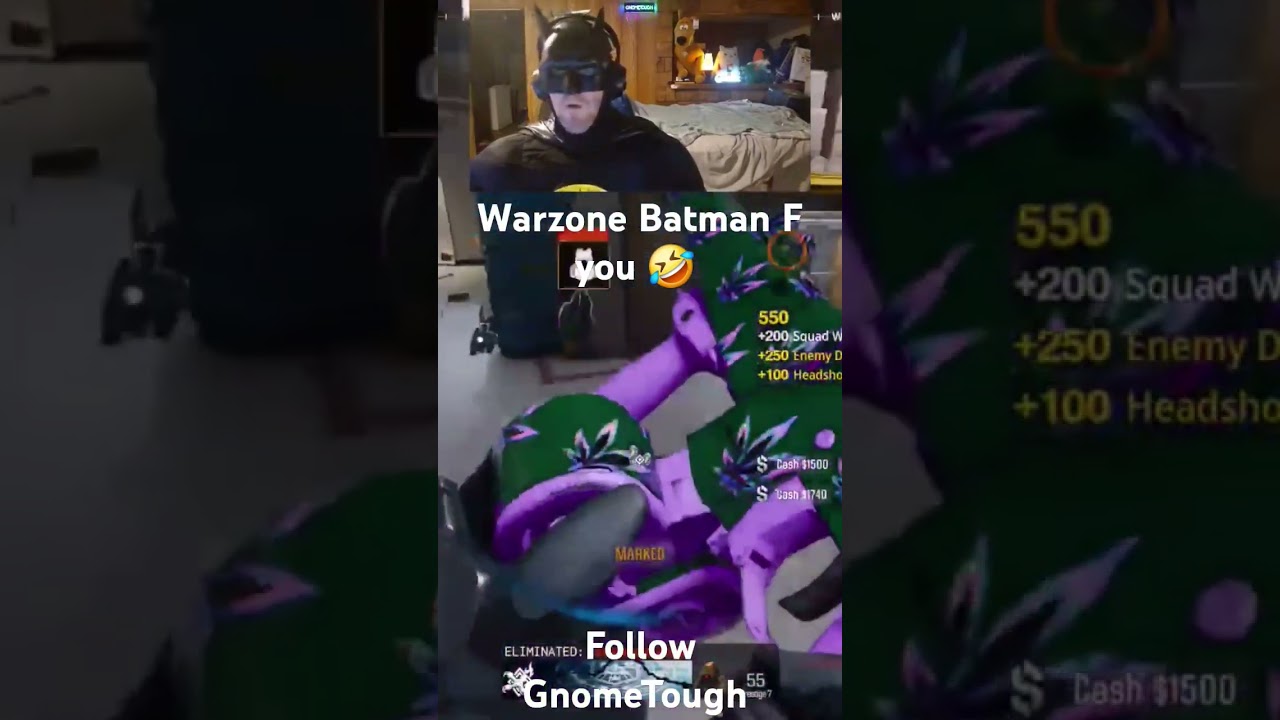 Warzone Batman F you 🤣 #warzone #asmr #warzonegameplay #warzoneclips #lol #lmao #batman #gaming #gg