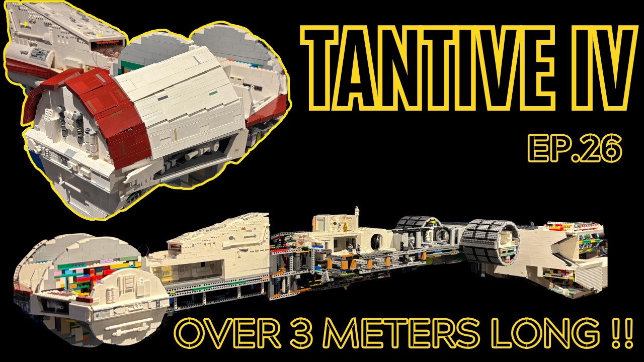 Building the ULTIMATE Tantive IV in LEGO from Star Wars A New Hope