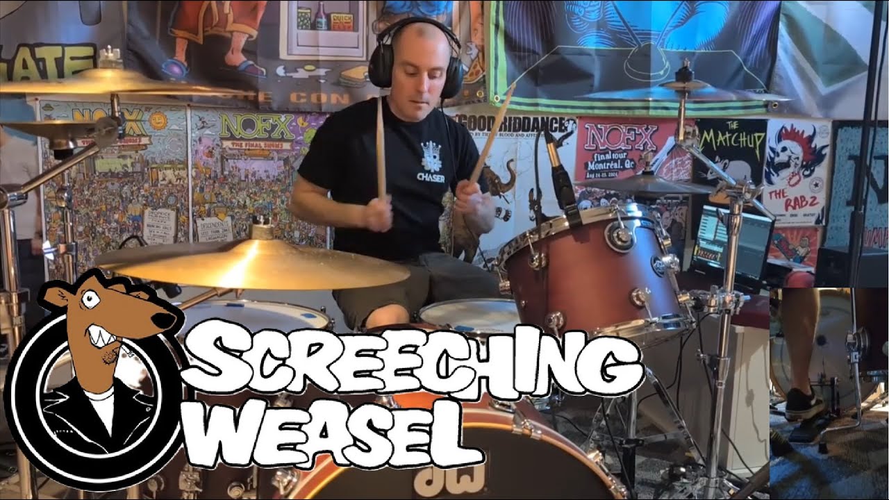 Screeching Weasel - My right (drum cover 2026 HD )