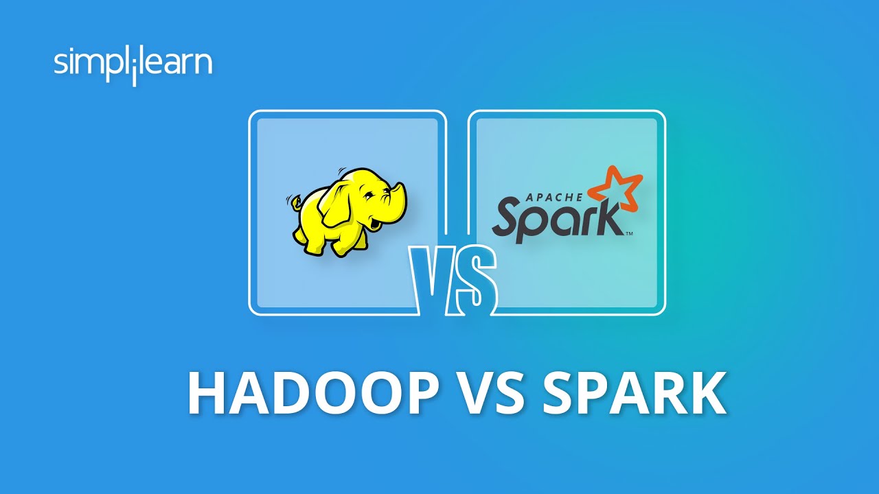 Hadoop против Spark | Разница между Hadoop и Spark | Обучение Hadoop и Spark | Simplilearn