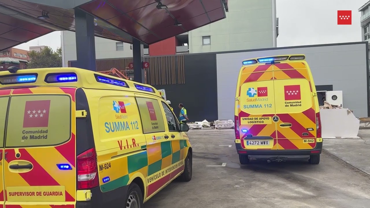 Dos accidentes laborales en Valdemoro y Madrid con un fallecido y un herido grave
