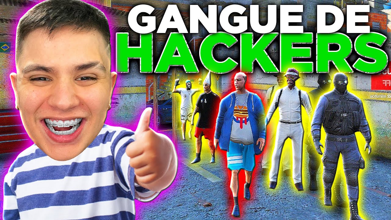 ME JUNTEI COM HACKERS no GTA RP! (Paulinho o LOKO)