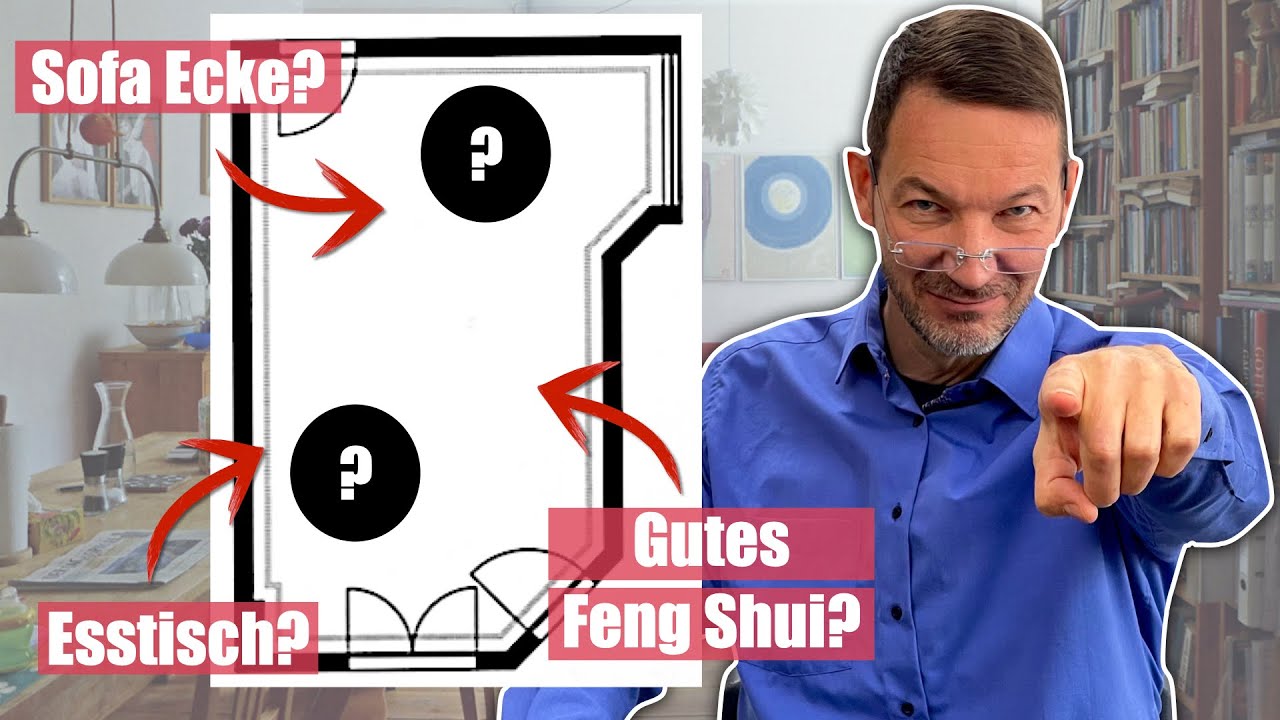 Sofaecke und Esstisch mit Feng Shui einrichten