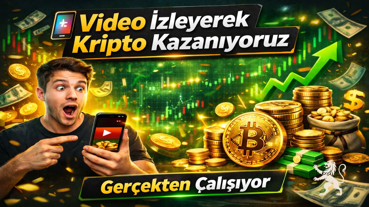 📱 ( YENİ ) Video İzleyerek Kripto Kazanıyoruz | Ger&ccedil;ekten &Ccedil;alışıyor 🔥