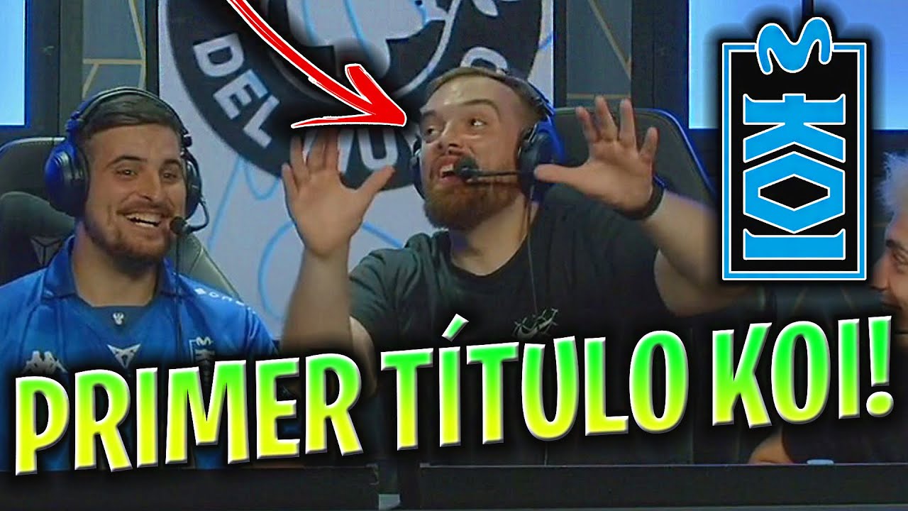 HISTÓRICO!😱IBAI REACCIÓN al PRIMER TÍTULO de KOI en VALORANT con SERGIO FERRA y MÁS!🔥