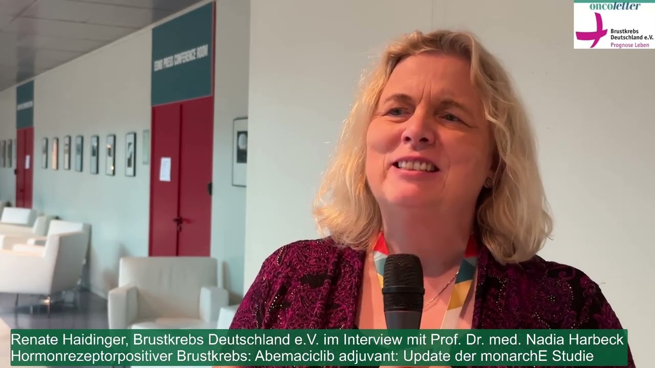 #ESMO23 Prof. Dr. med. Nadia Harbeck: Hormonrezeptorpositiver Brustkrebs: Abemaciclib adjuvant: ...
