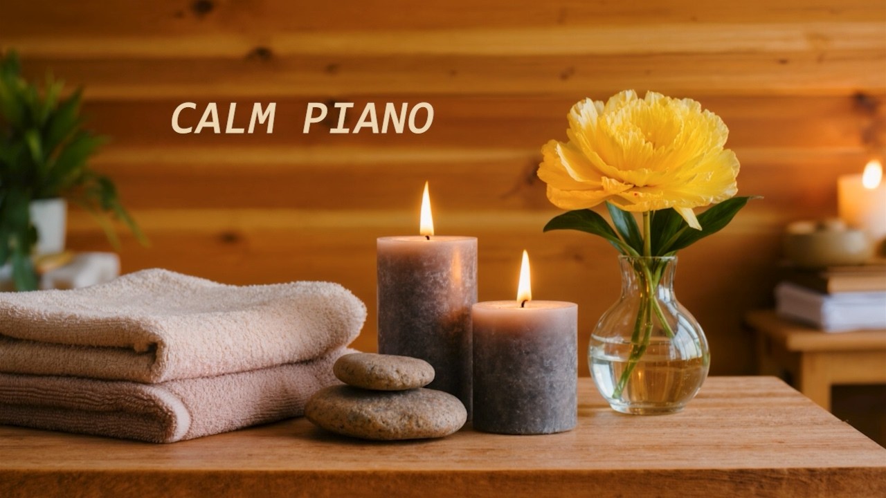 Warm Piano Music for Study, Relax & Sleep 🤍 | Calm Emotional Background Ambience