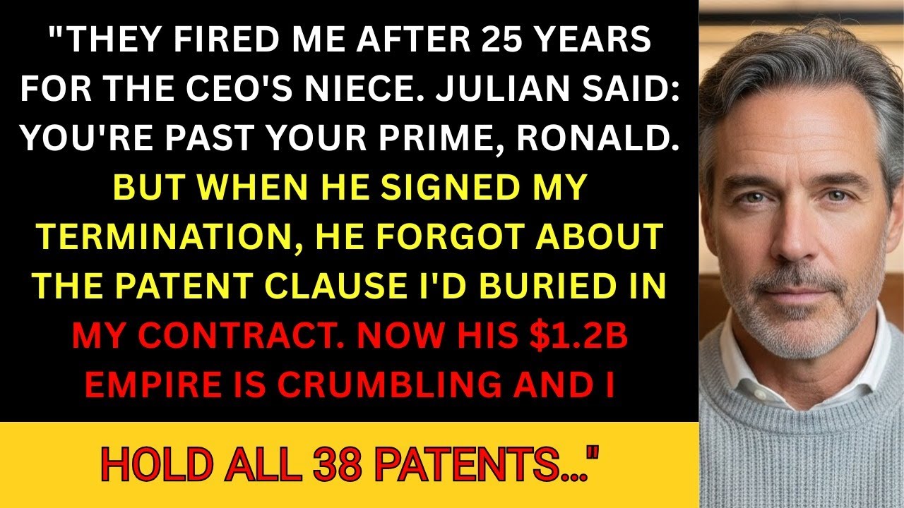 After 25 Years, the CEO Replaced Me With His Gen Z Niece—So I Revoked 38 Patents Worth $1.2B