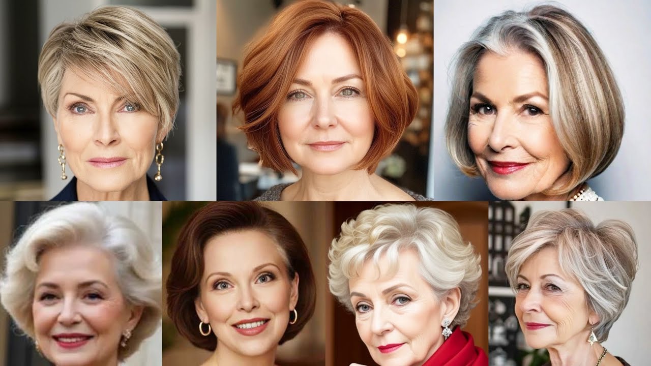 Low Maintenance Haircut Ideas for Women Over 50 | Easy & Modern Hairstyles ✂️