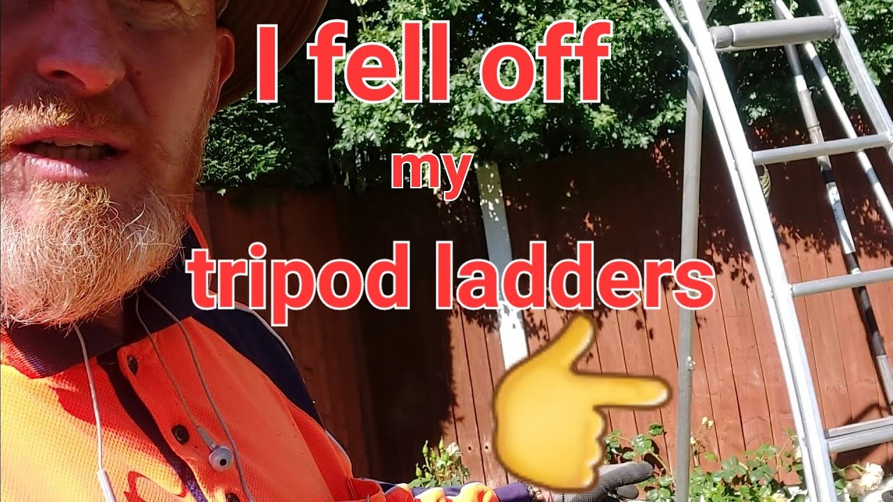 Fell off my tripod  ladders today ....WHY?