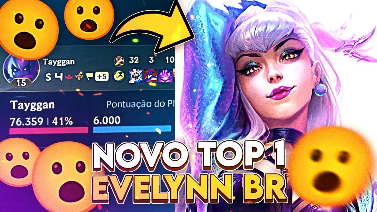 PEGUEI 32 KILLS E CARREGUEI SOZINHO DE EVELYNN! | LoL Wild Rift