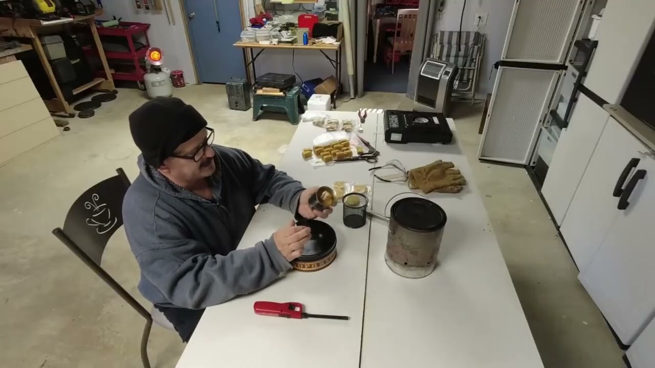 DiY - Heating Candle, from a Beenie Weenie, and a Lantern Wick