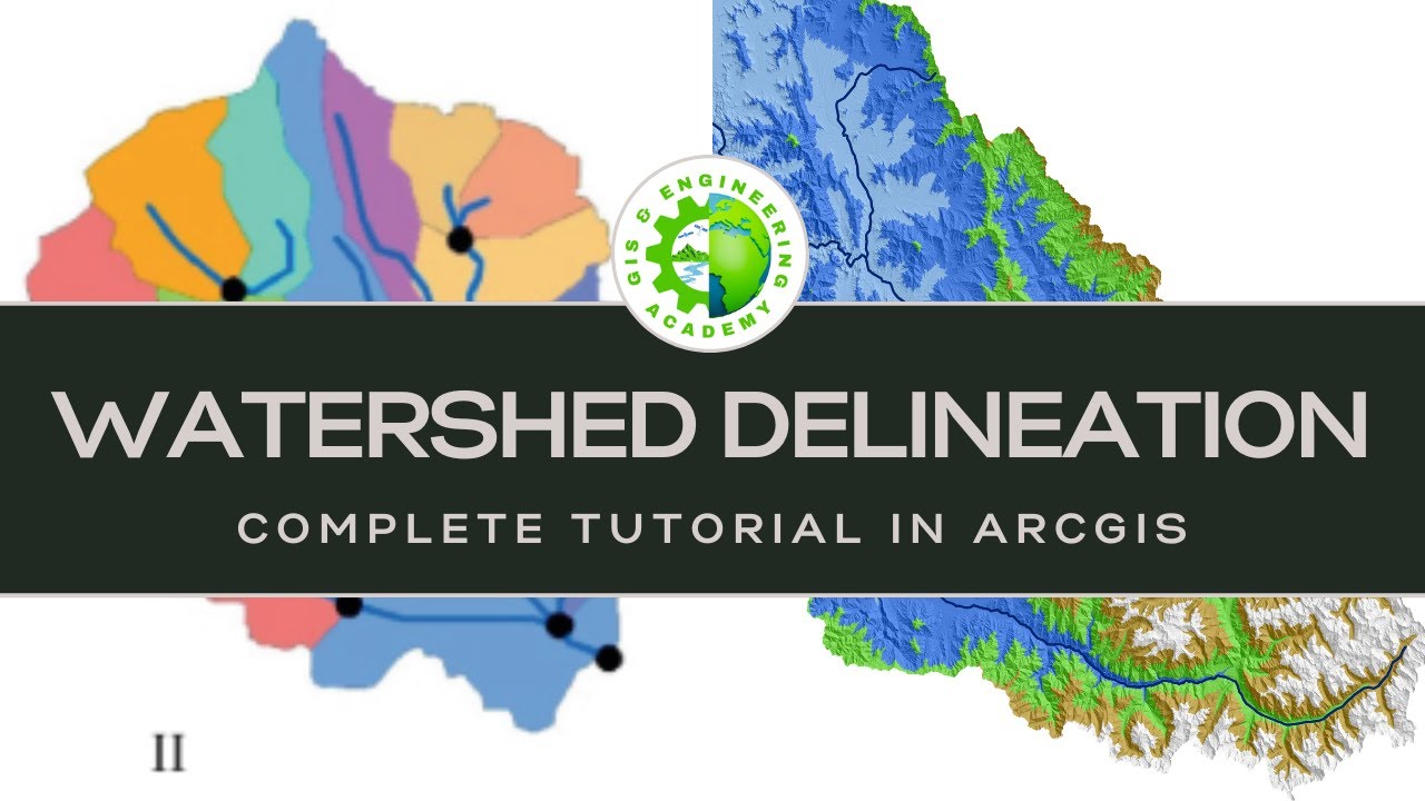 How to delineate watershed in ArcGIS | watershed delineation complete tutorial #watershed #tutorial
