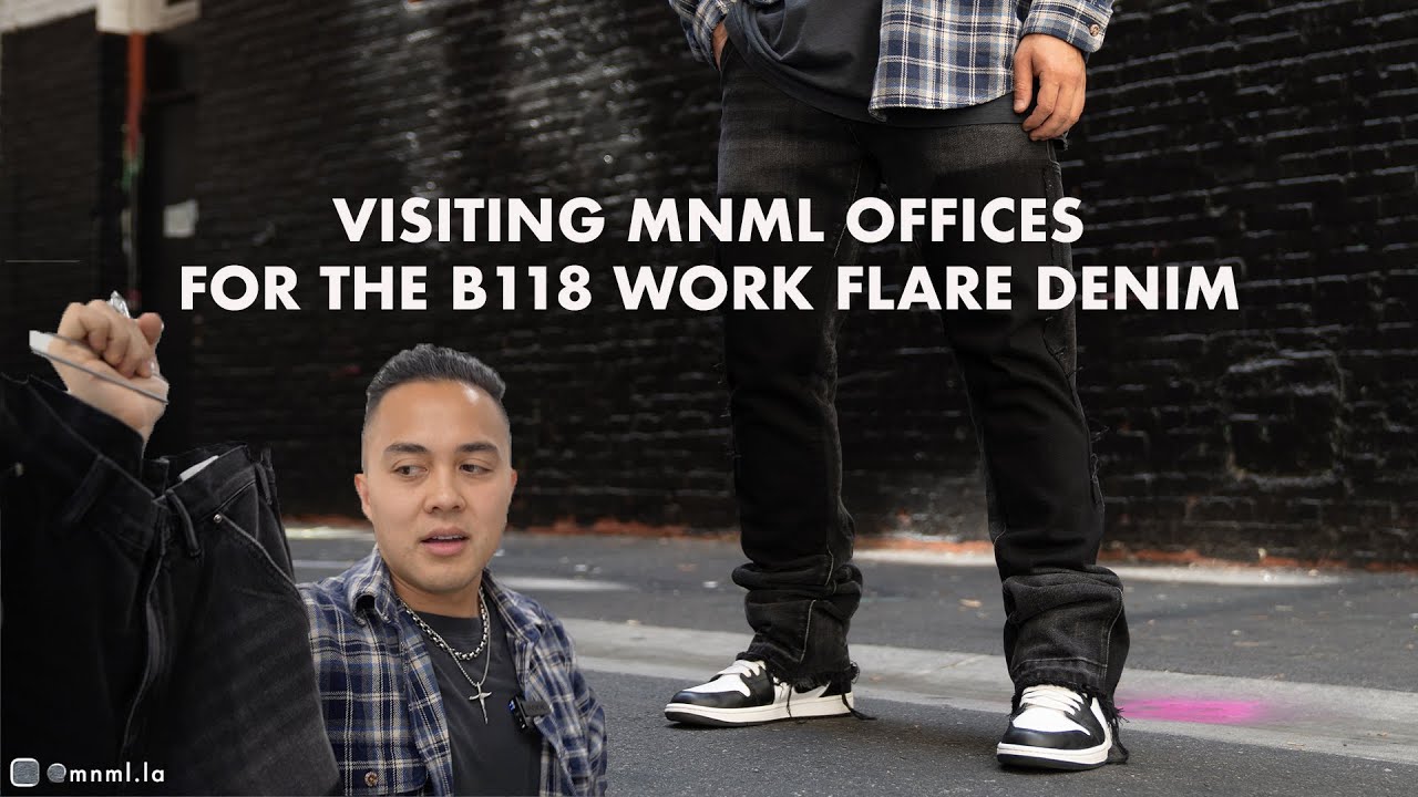 TRIP TO MNML OFFICES FOR THE B118 WORK FLARE DENIM - GIVEAWAY TIME!