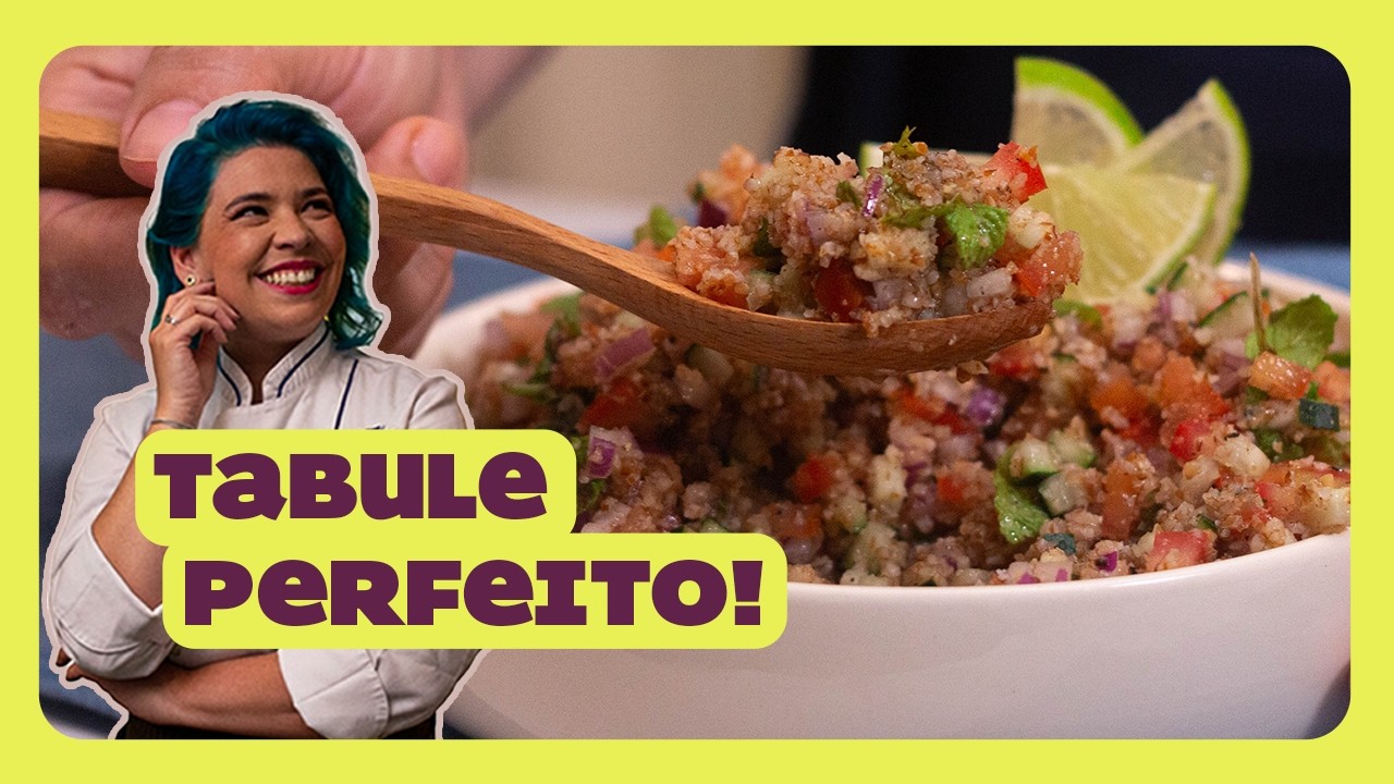 Essa receita é MELHOR que MOUNJARO! Salada de TABULE com Chef Gi Souza