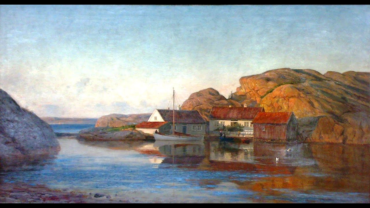Amaldus Nielsen (Norwegian, 1838-1932) - A Norwegian painter.