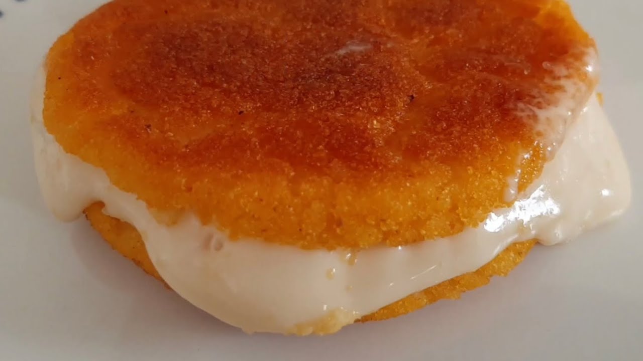 Pan o arepa? De Polenta (harina de maíz) 100% en Sartén