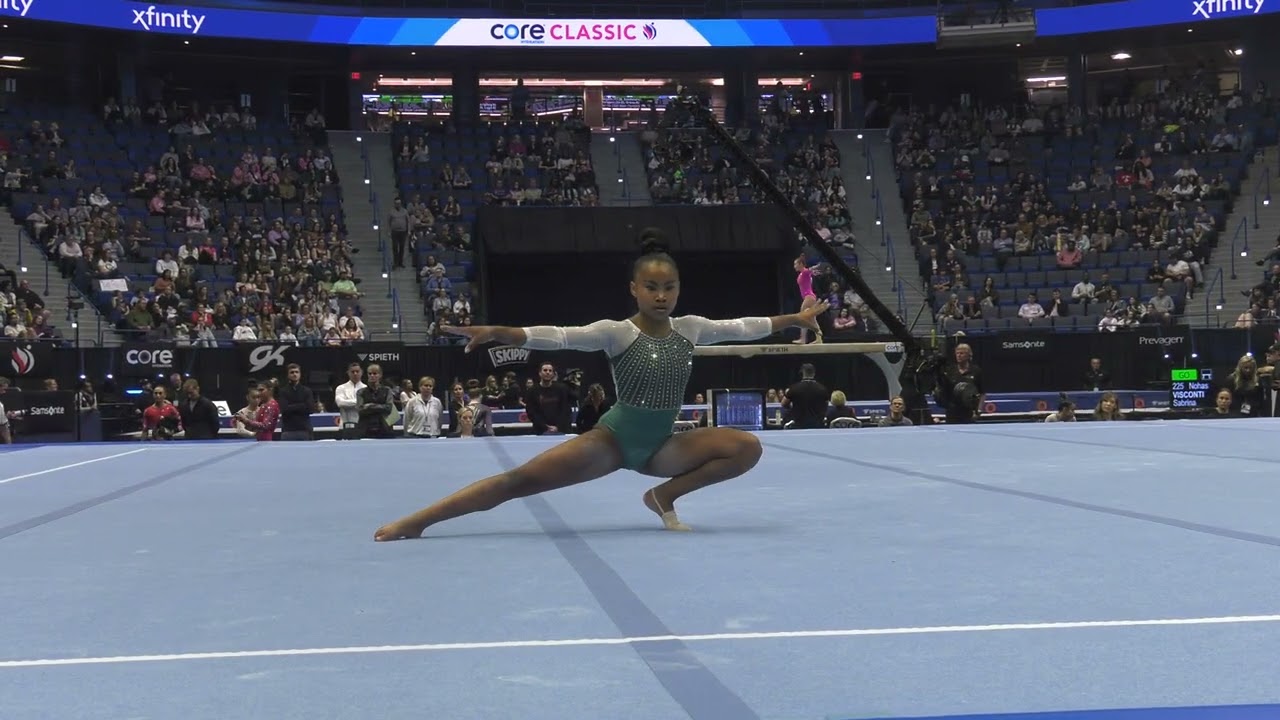 Simone Rose -  Floor Exercise  - 2024 Core Hydration Classic -  Senior Women Session 1