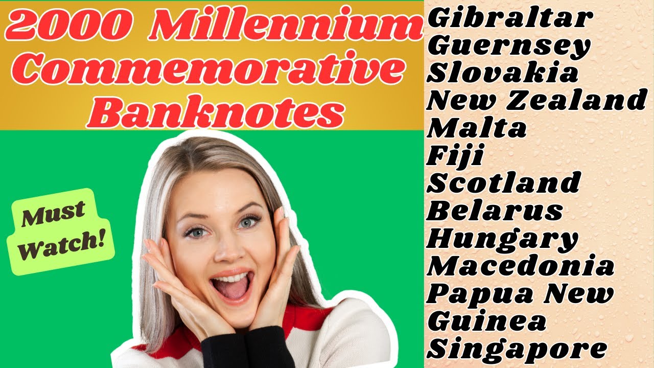 Millennium Banknotes 2000 | Millennium Commemorative Banknotes | Y2K  |