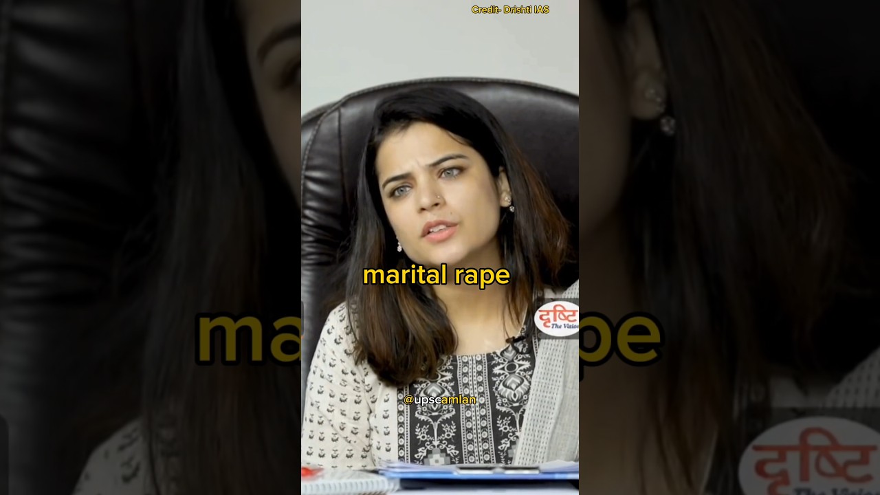 Marital rape and Indian laws 😱|UPSC Interview..#shorts
