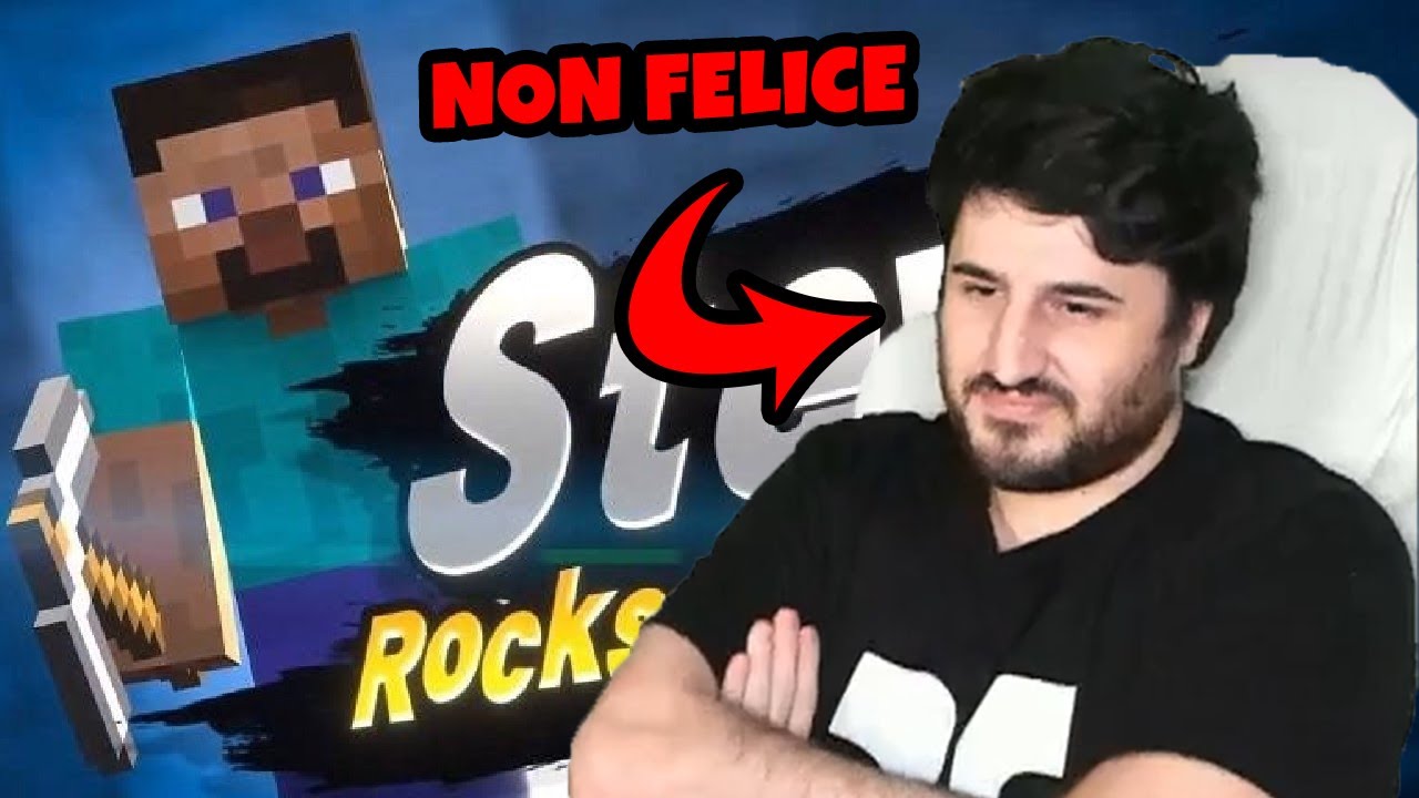 Otakuman reagisce a Steve in Smash Bros. Ultimate