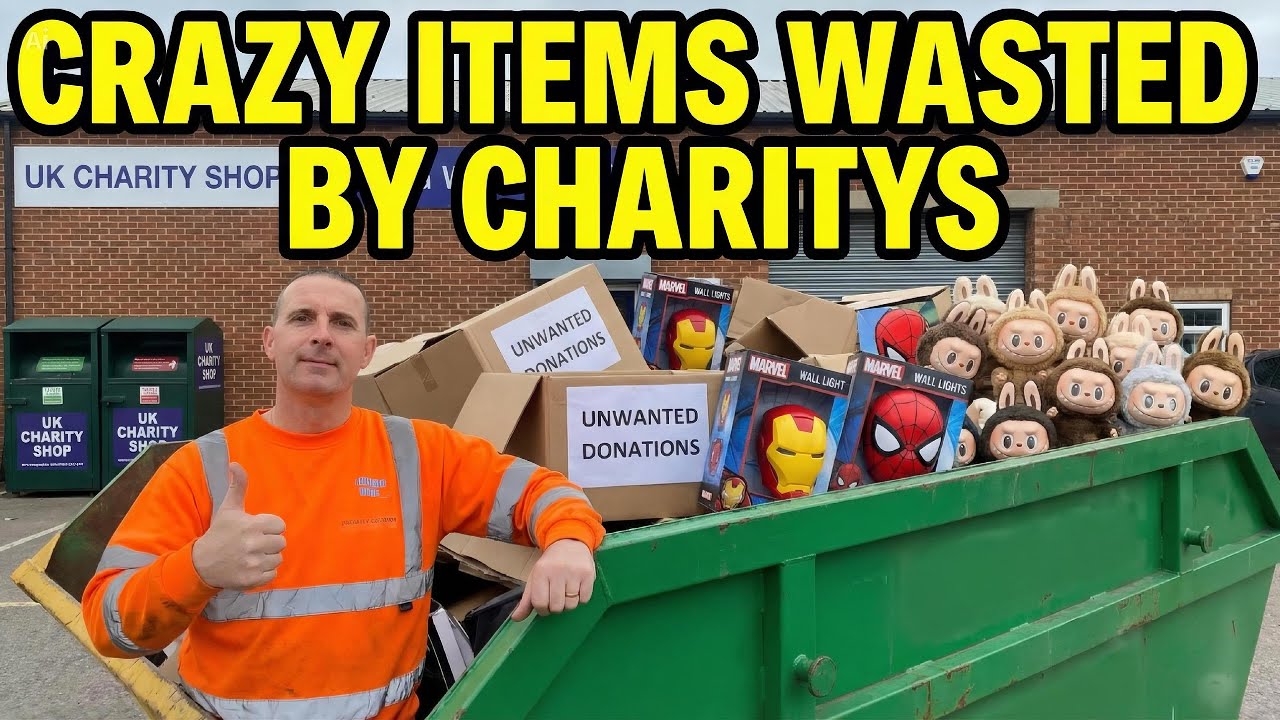 Massive Haul of Unsold Stock/DUMPED DONATIONS- DUMPSTER DIVING UK