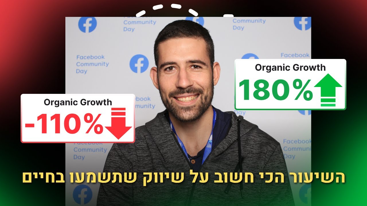 קורס שיווק דיגיטלי בחינם למתחילים | השיעור הכי חשוב על שיווק שכל בעל עסק חייב לראות