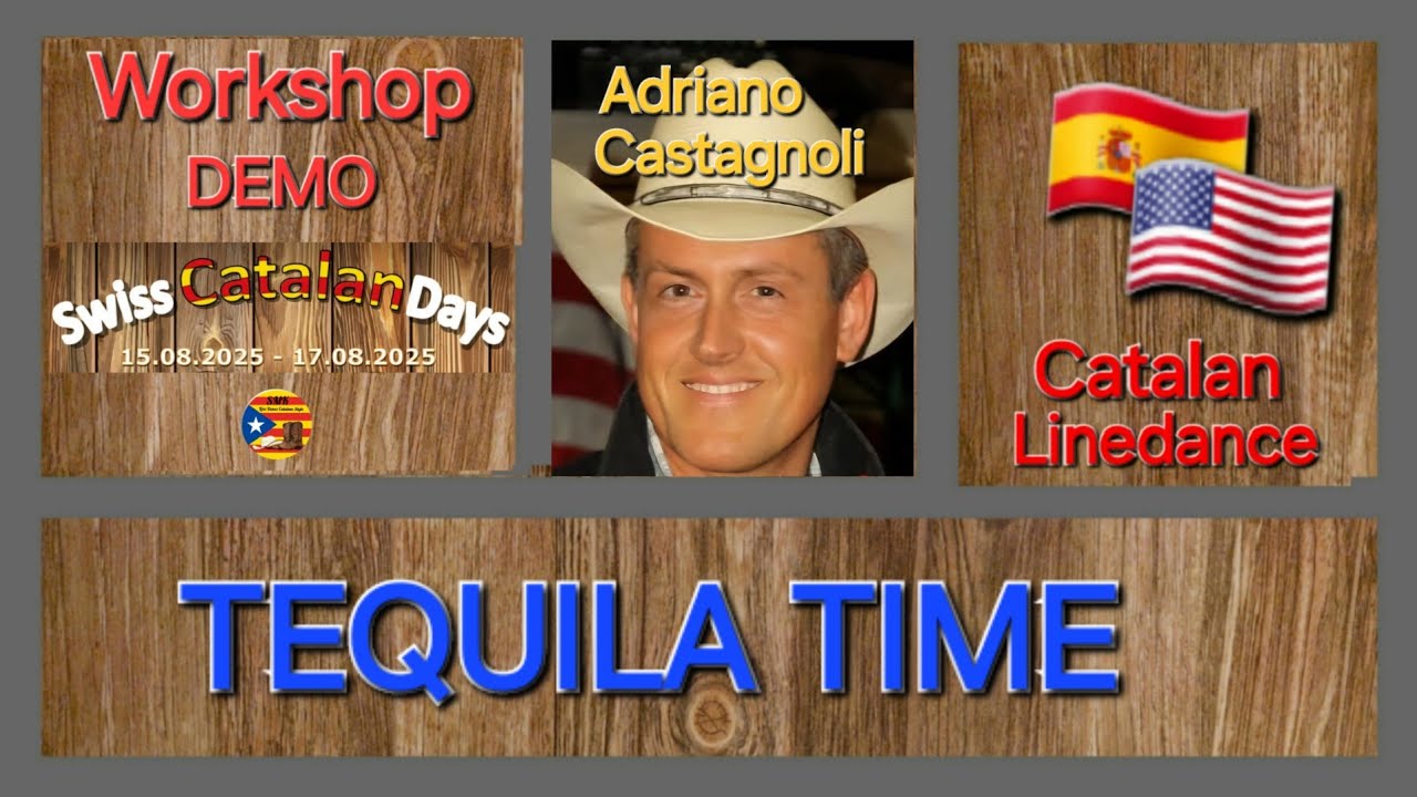 TEQUILA TIME ❤️ by Adriano Castagnoli...Workshop (Demo) at the Swiss Catalan Days 2025 🇨🇭🇮🇹 🇪🇦 