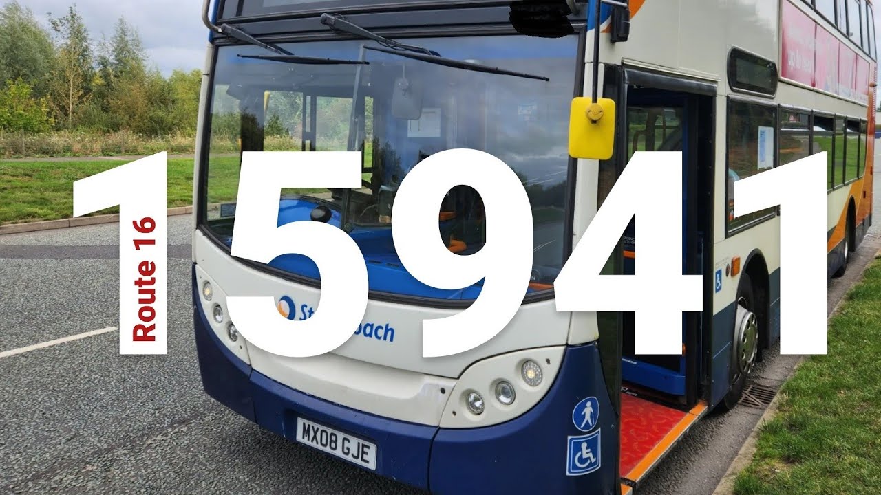 Bus 15941 stagecoach Midlands Northampton, route 16 Northampton