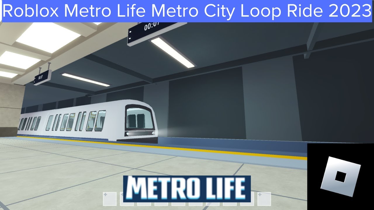 Roblox Metro Life RP Metro City Loop Ride 2023