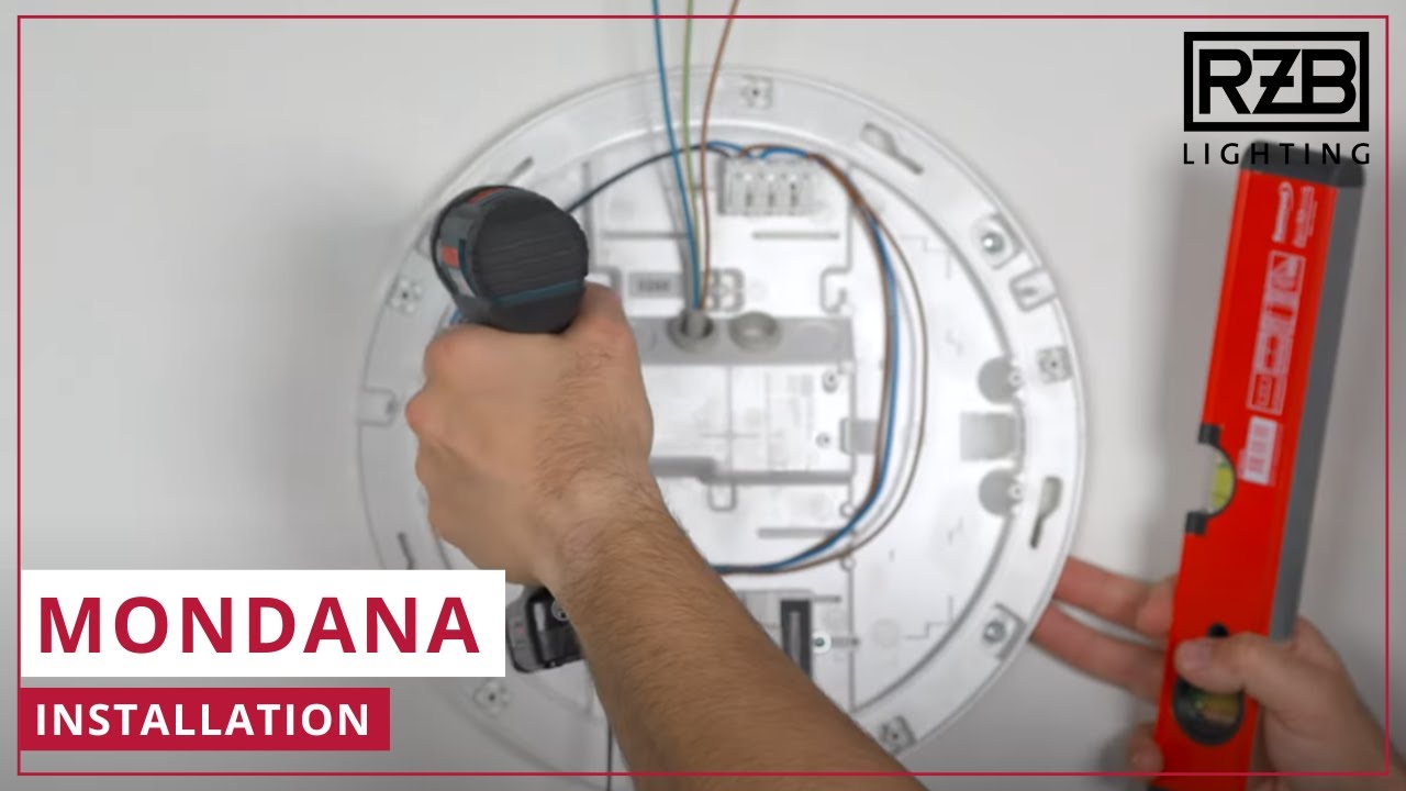 MONDANA: Installation | Surface mounted, suspended and emergency luminaire