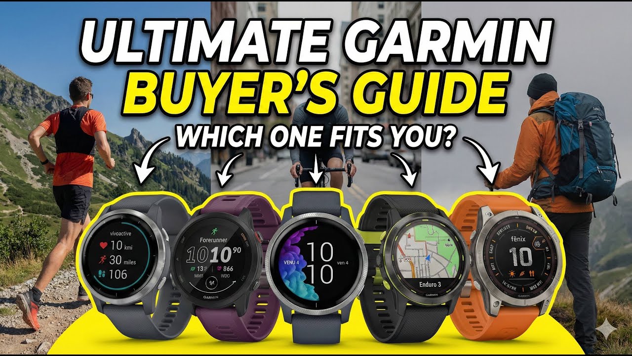 Top 5 Garmin Watches You Need To See!