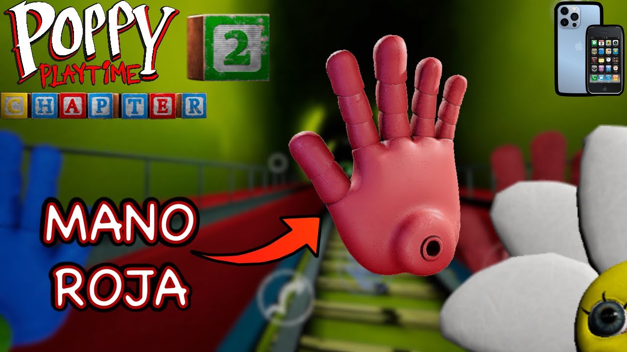 SERÁ POSIBLE COMPLETAR EL JUEGO CON LA MANO ROJA? | POPPY PLAYTIME CHAPTER 2 MÓVILES